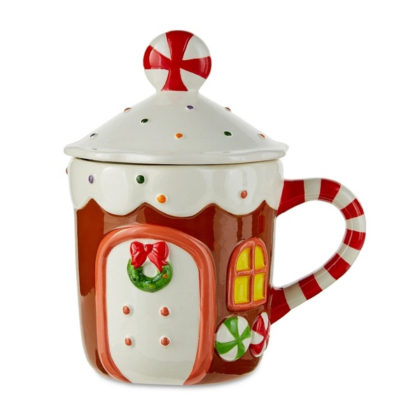 23oz Mr. Christmas Gingerbread House Ceramic Mug - Picture 2 of 4